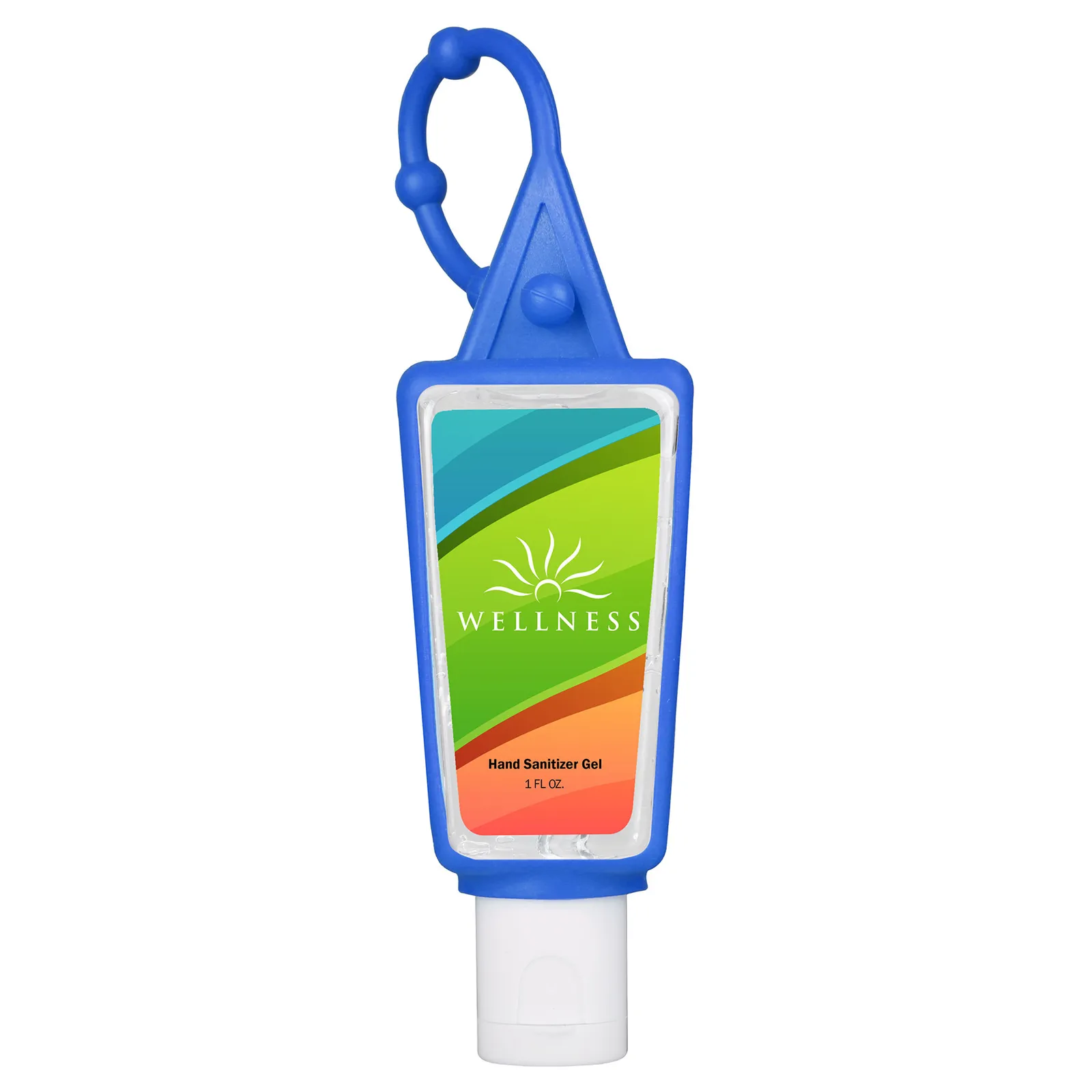 Hand Sanitizer Gel Bottle with Carabiner - 1 oz - product view 8