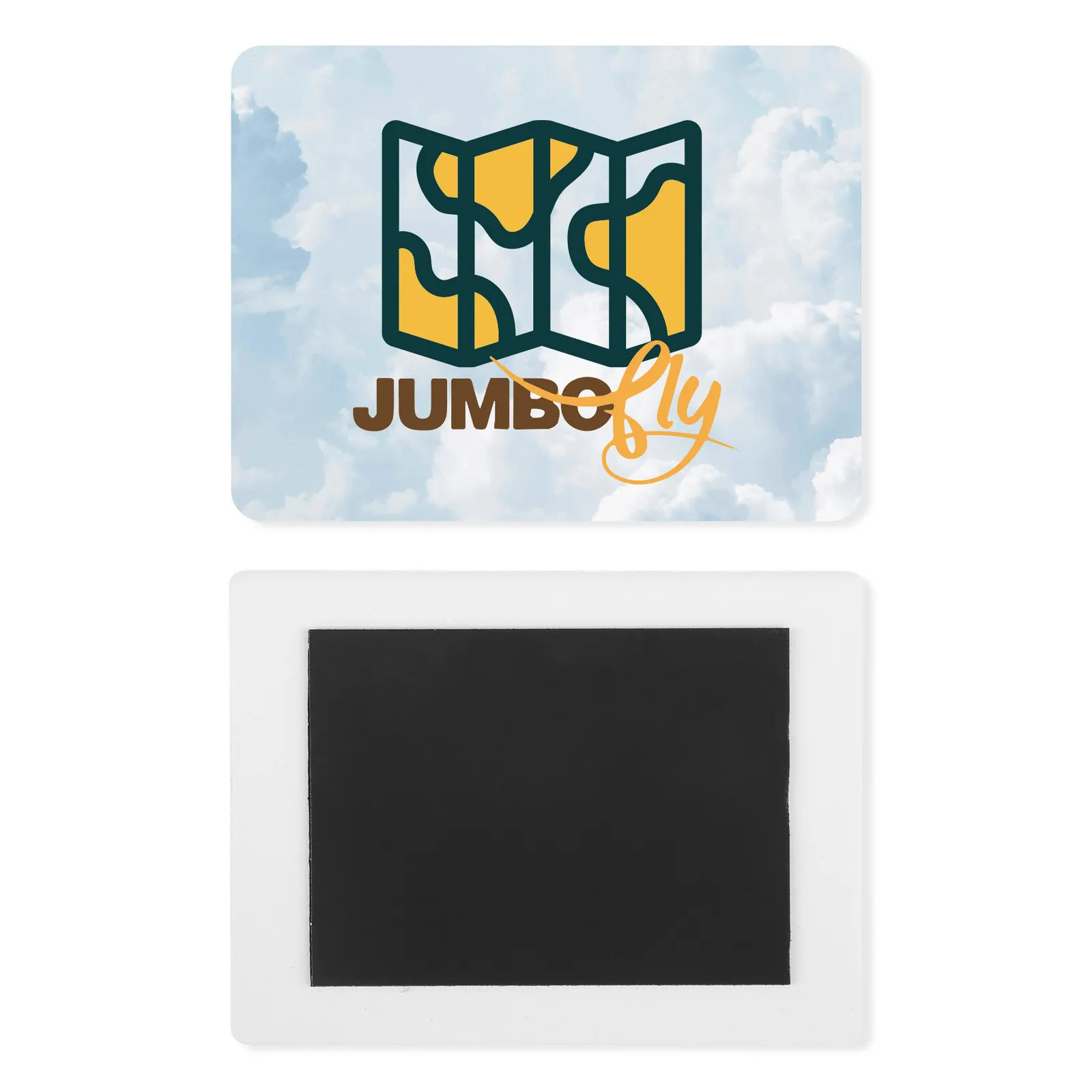 Custom Ceramic Magnet with Full Color Print - product view 2