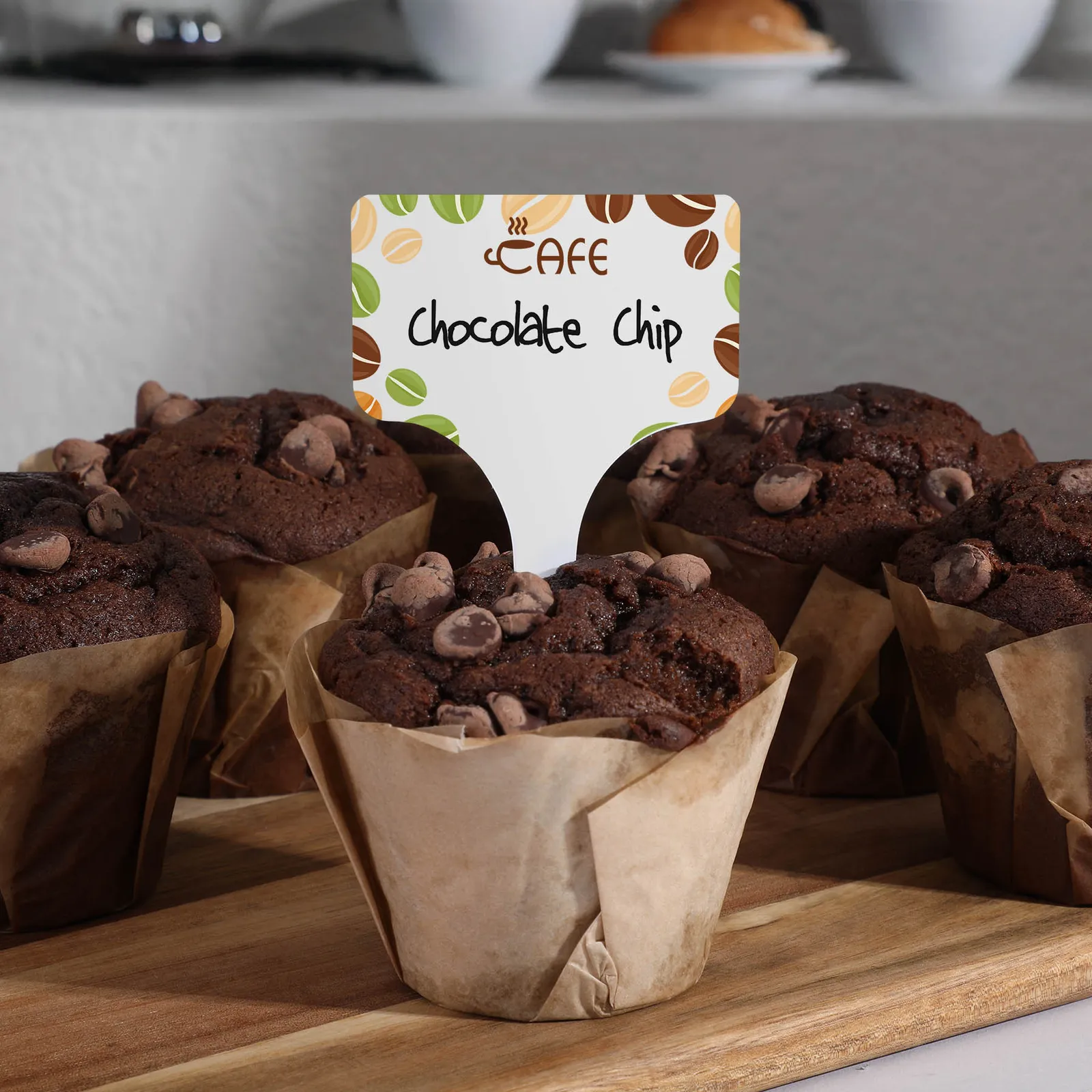 Food ID Stakes Write-On Labels - 3.5 x 2.5 in - product view 2