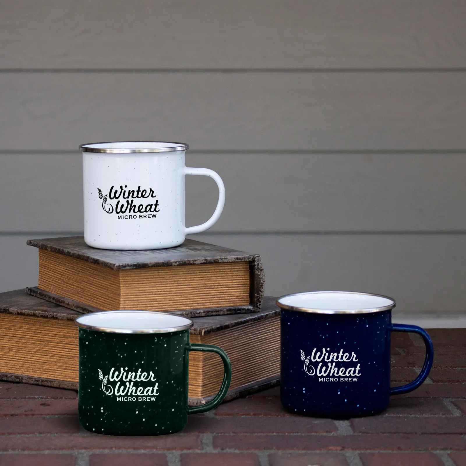 Campfire Mug Enamel Speckled Finish - 16 oz