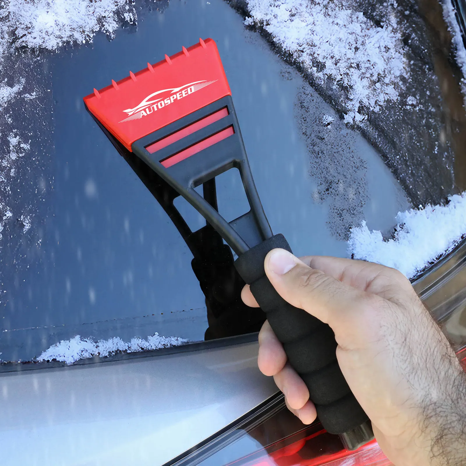 Ice Scraper Comfort Grip Foam Handle - 10 3/4 in
