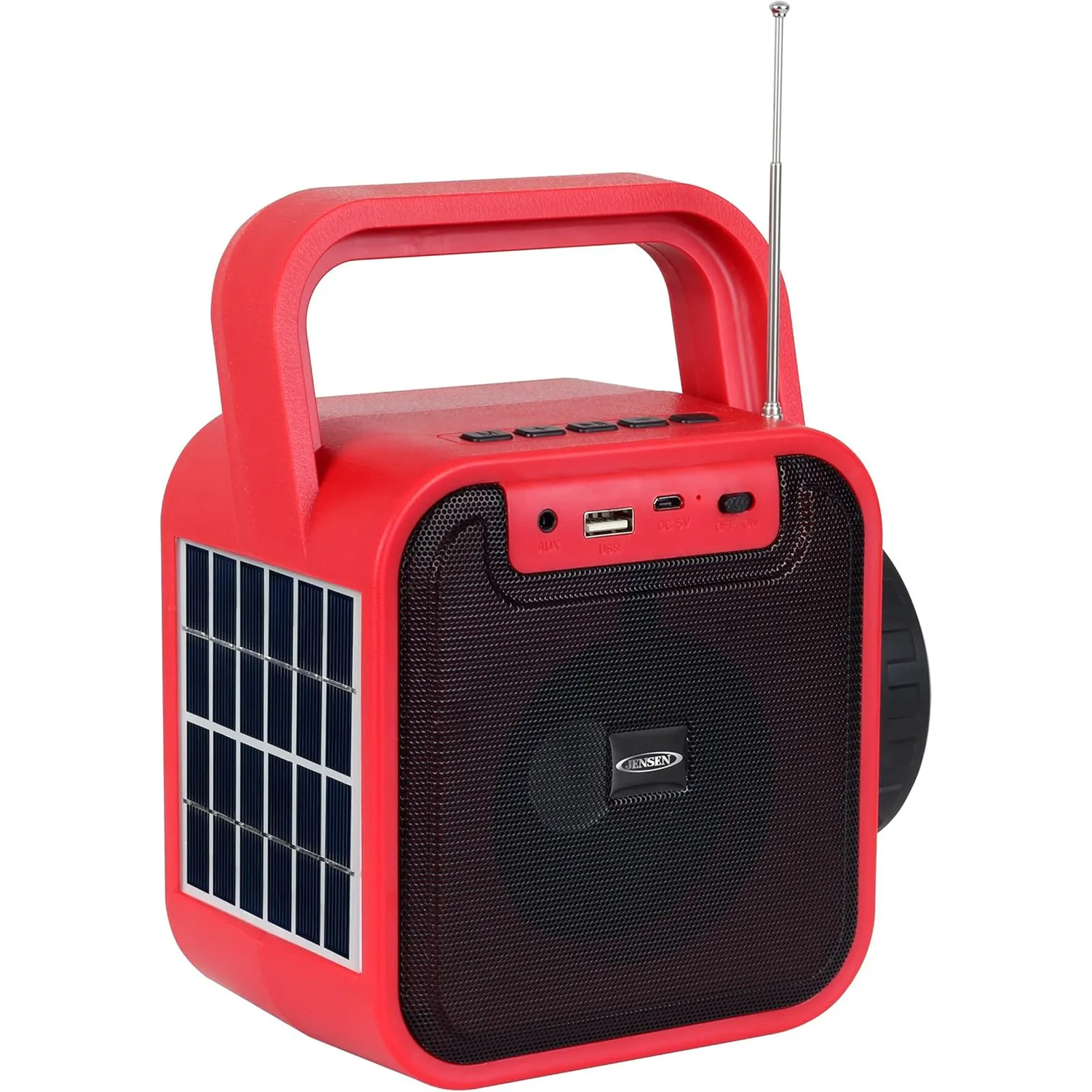 Bluetooth Speaker with Solar Panel and Flashlight