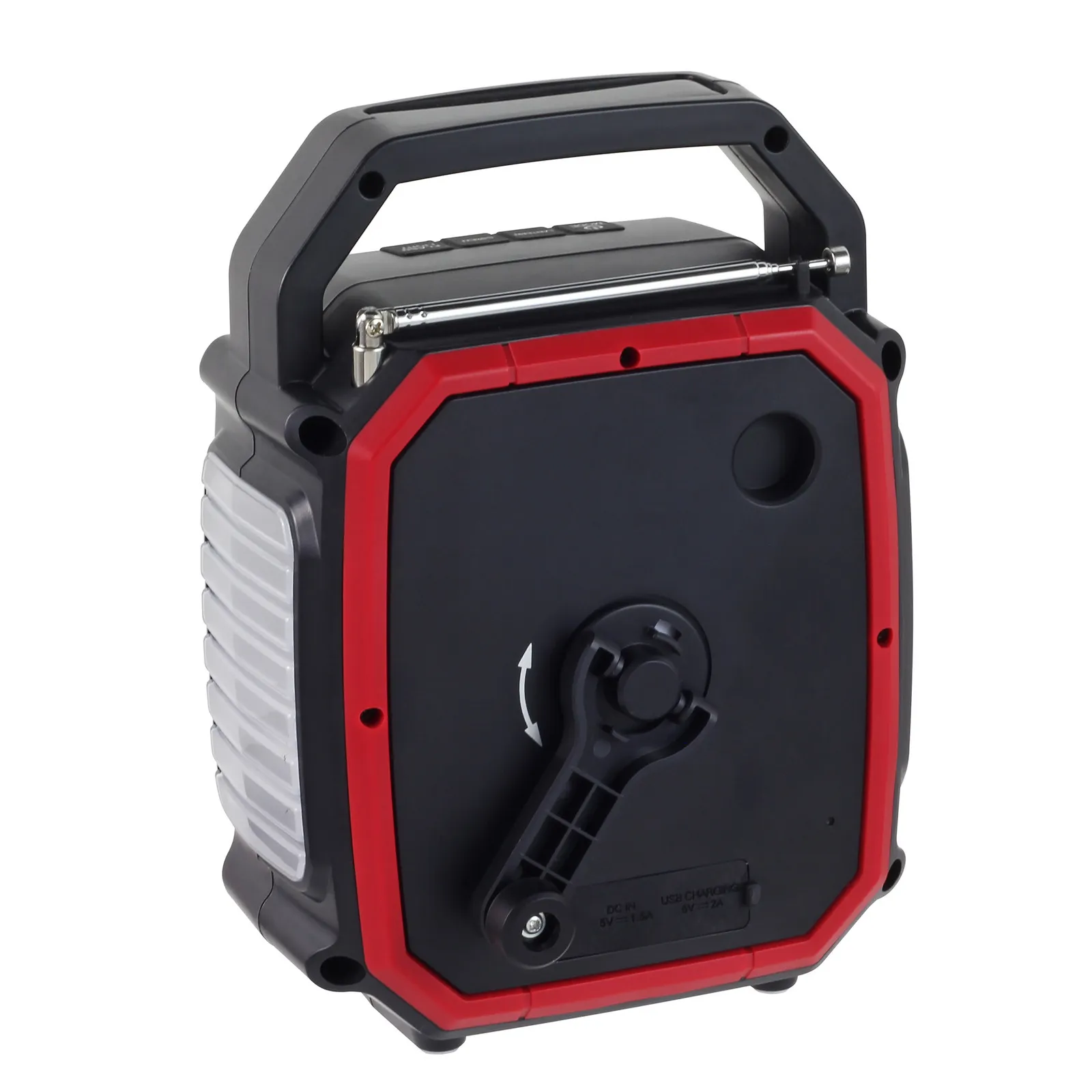 Weather Band Radio with Bluetooth and Solar Panel - product view 3