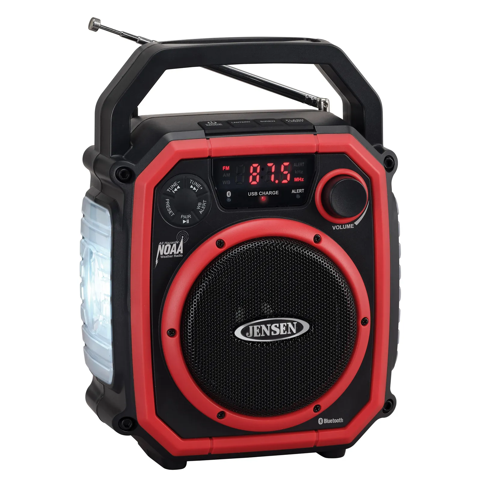 Weather Band Radio with Bluetooth and Solar Panel - product view 5