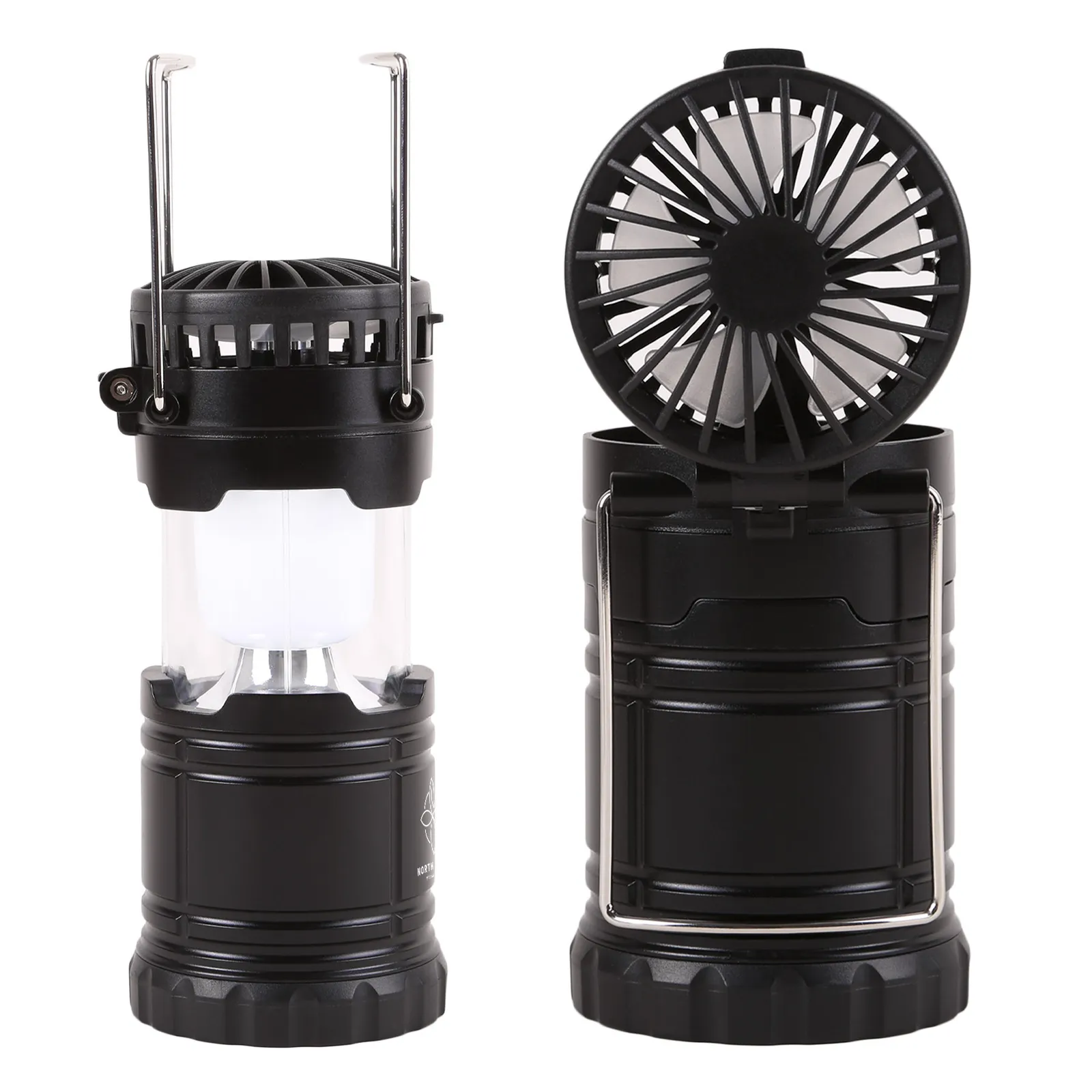 Rechargeable Lantern Fan Dual LED Pop-Up - 4.5 in - product view 9