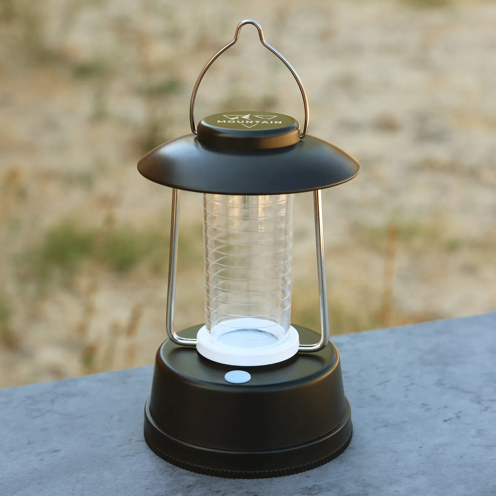 Mini LED Lantern Helix Rope Design Plastic - 5 in - product view 4