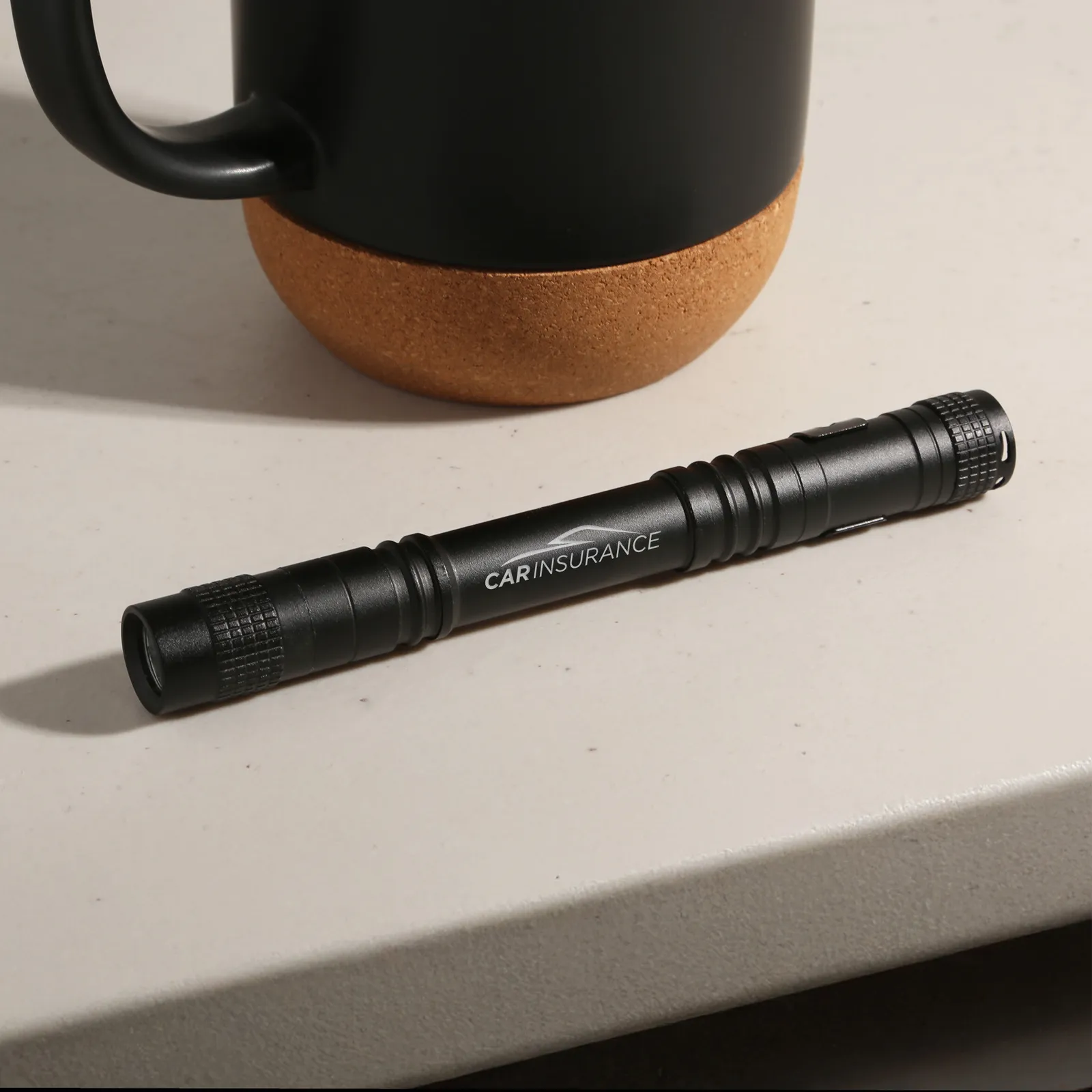 COB Pen Flashlight with Pocket Clip - 5.1 in