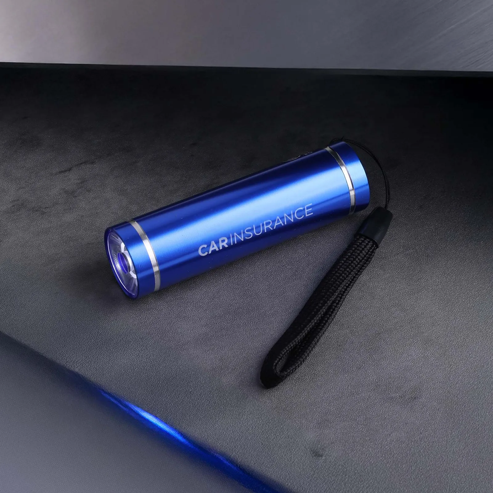 COB Recycled Aluminum Flashlight with Wrist Strap - 3.3 in