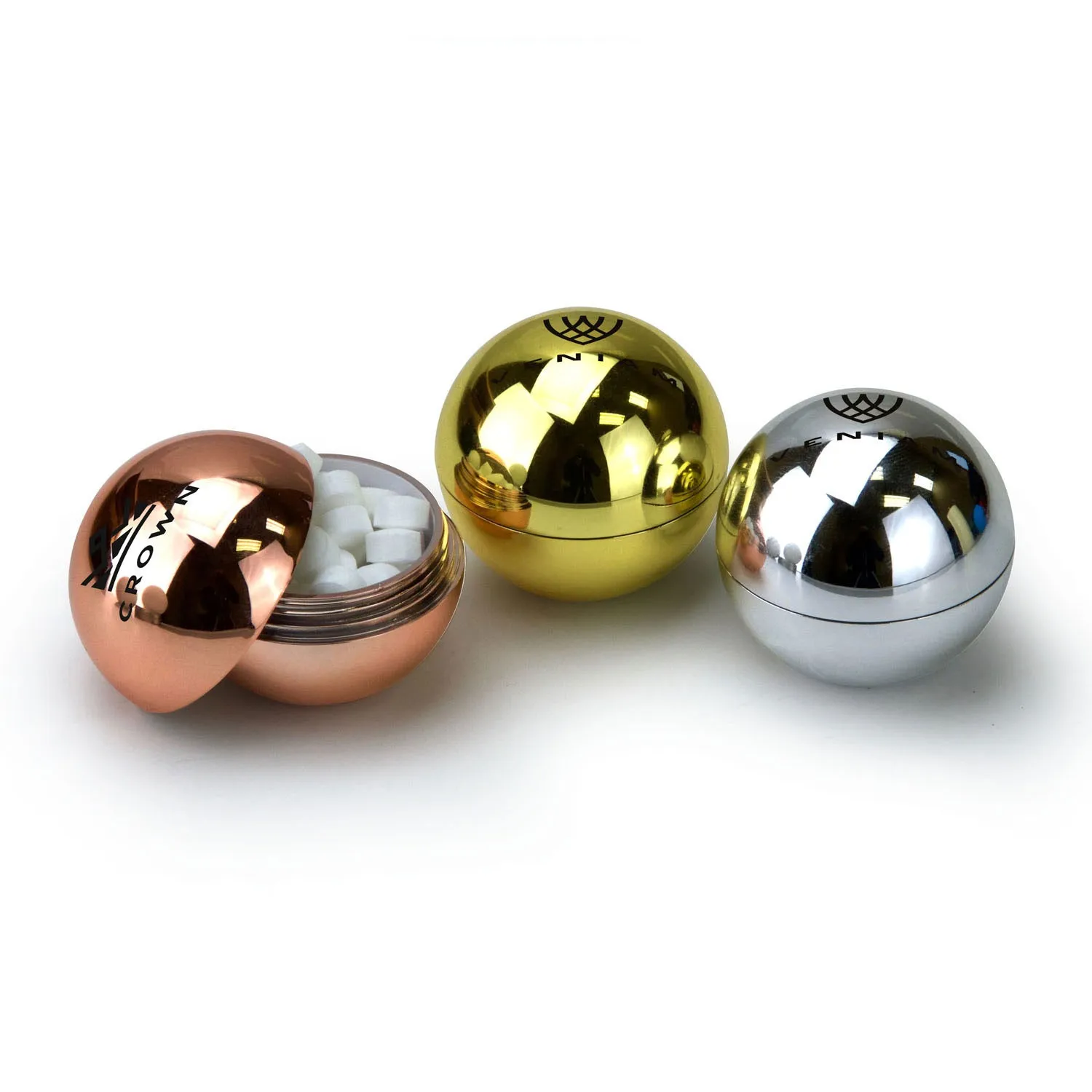 Mint Container Pearl Metallic Screw Lid - 1-1/2 x 1-1/4 in