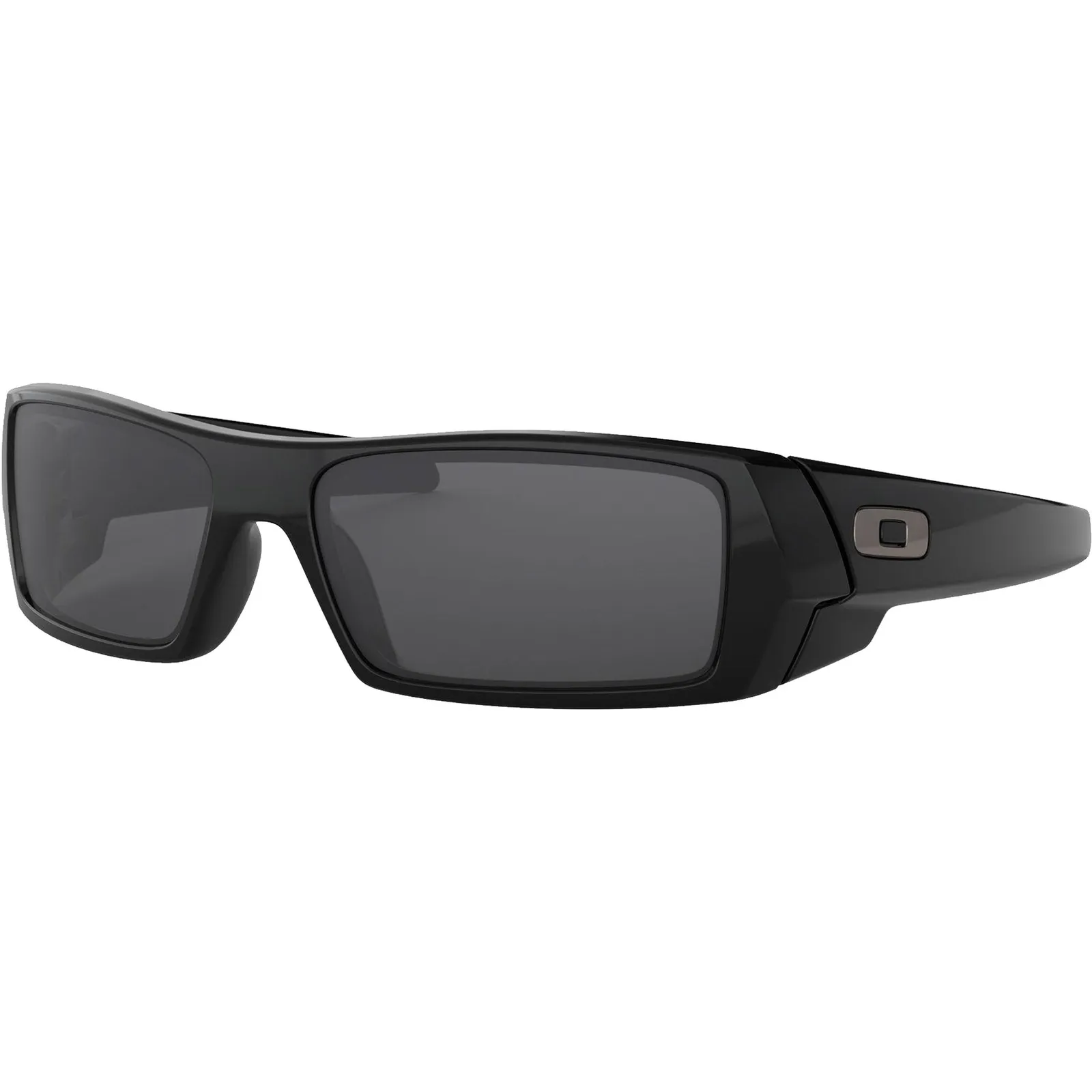Oakley Gascan Sunglasses Polished Black with Grey Lens - 7 x 5 x 2.5 in