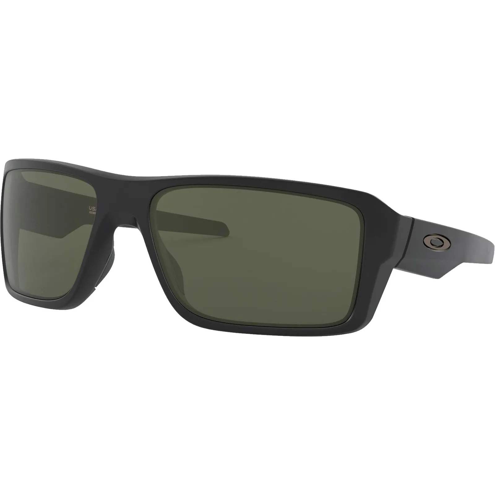 Sunglasses Double Edge Matte Black Dark Gray - 7 x 5 in