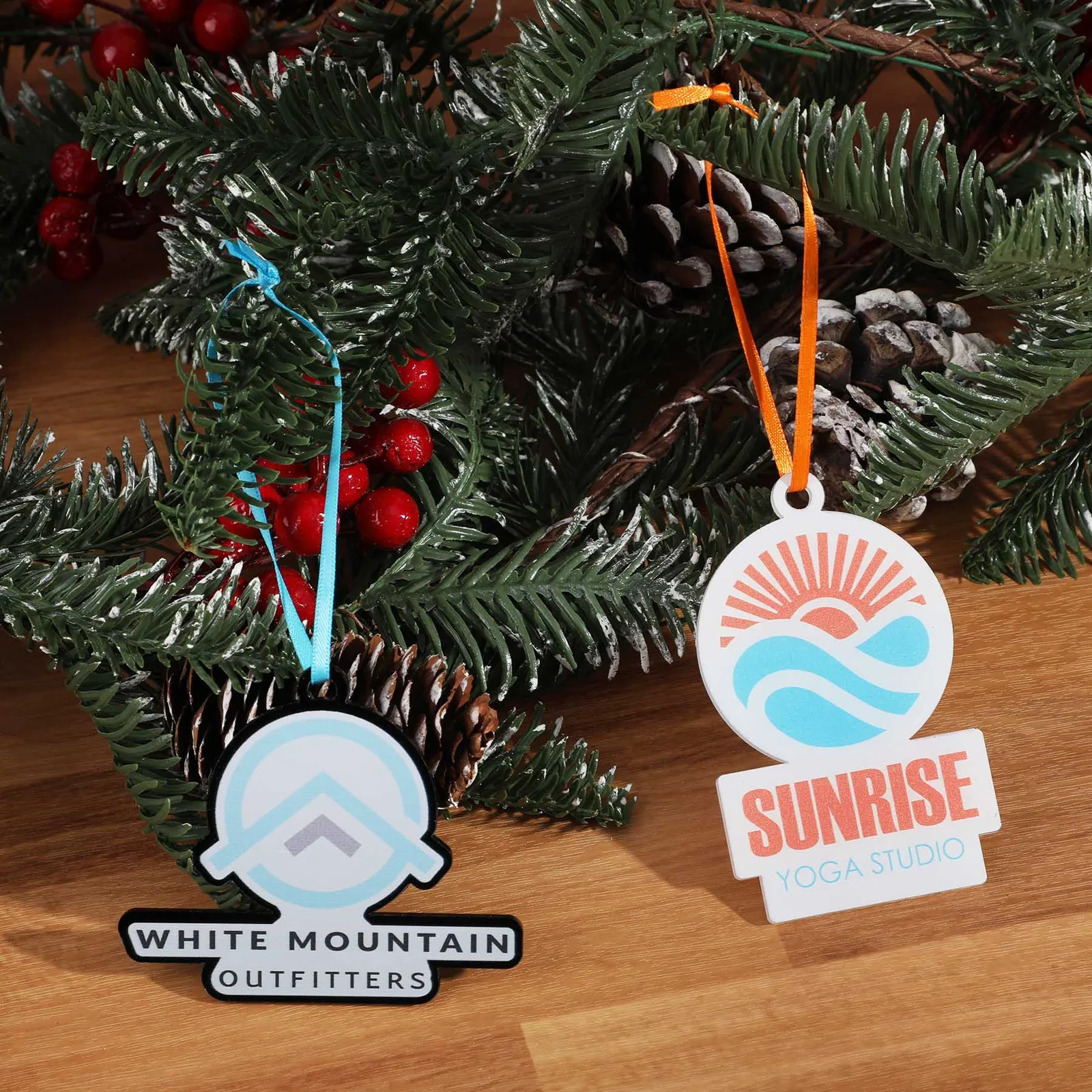 Custom Acrylic Ornament Full Color UV Print - 3 in