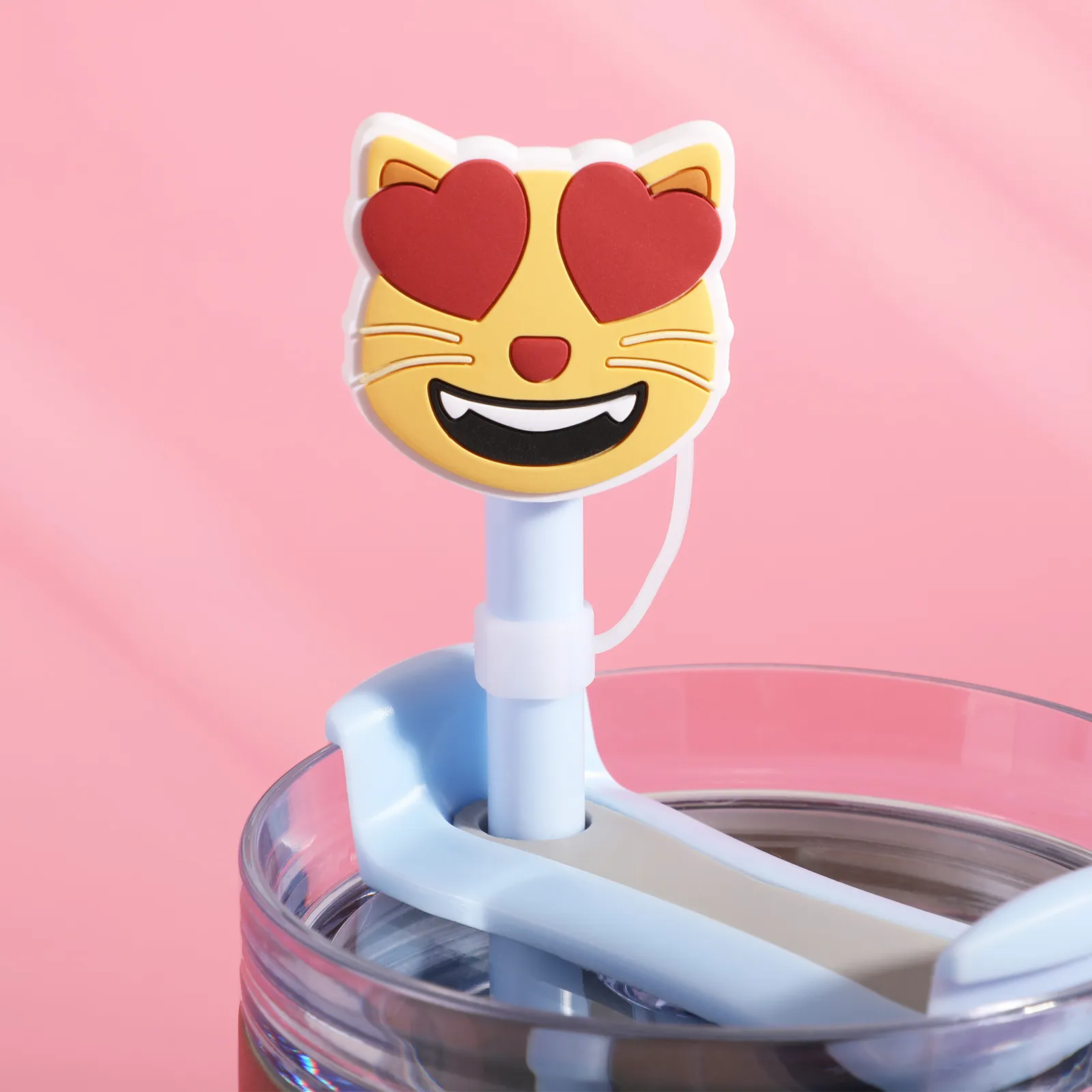 Straw Topper PVC Soft-Touch Reusable - 1.5 in