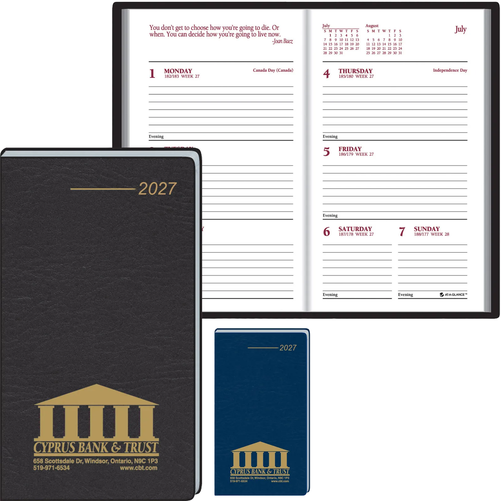 Planner Pocket Partner Weekly Vinyl Cover - 3.5 x 6 in