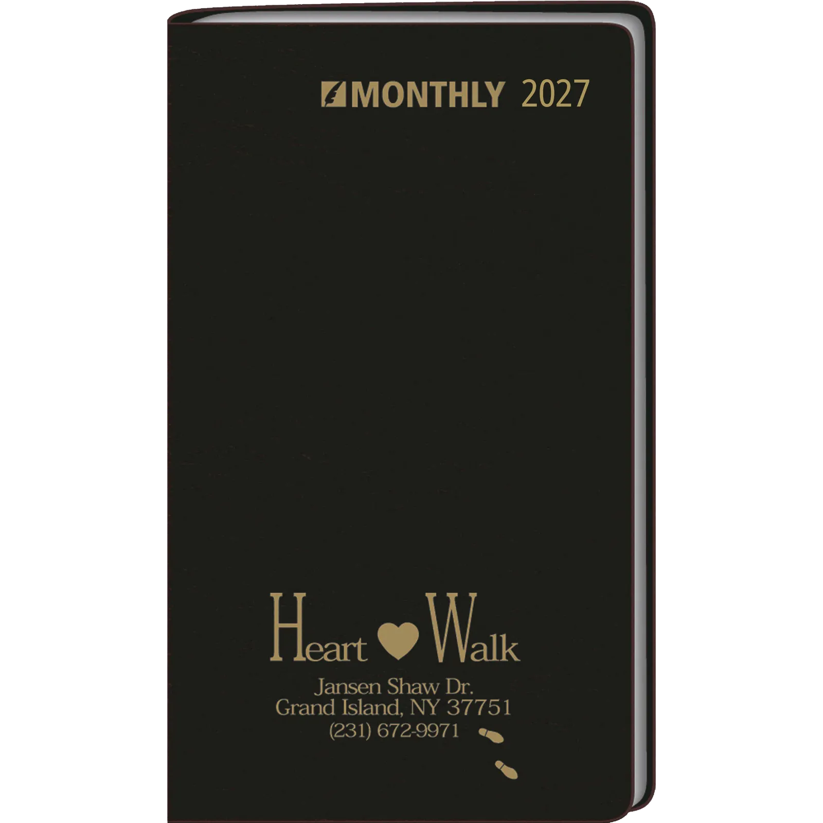 Planner Monthly Format Vinyl Jacket 14 Month - 3.5 x 6 in - product view 4