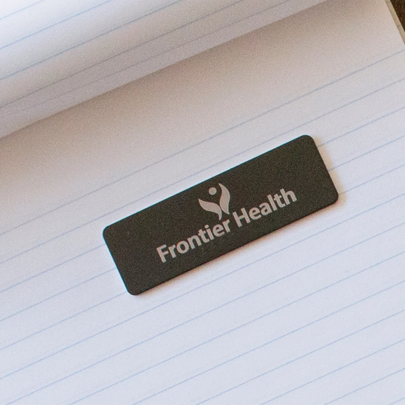 Silver City Metal Name Badge Laser Etched - 3 x 1 in - product view 2