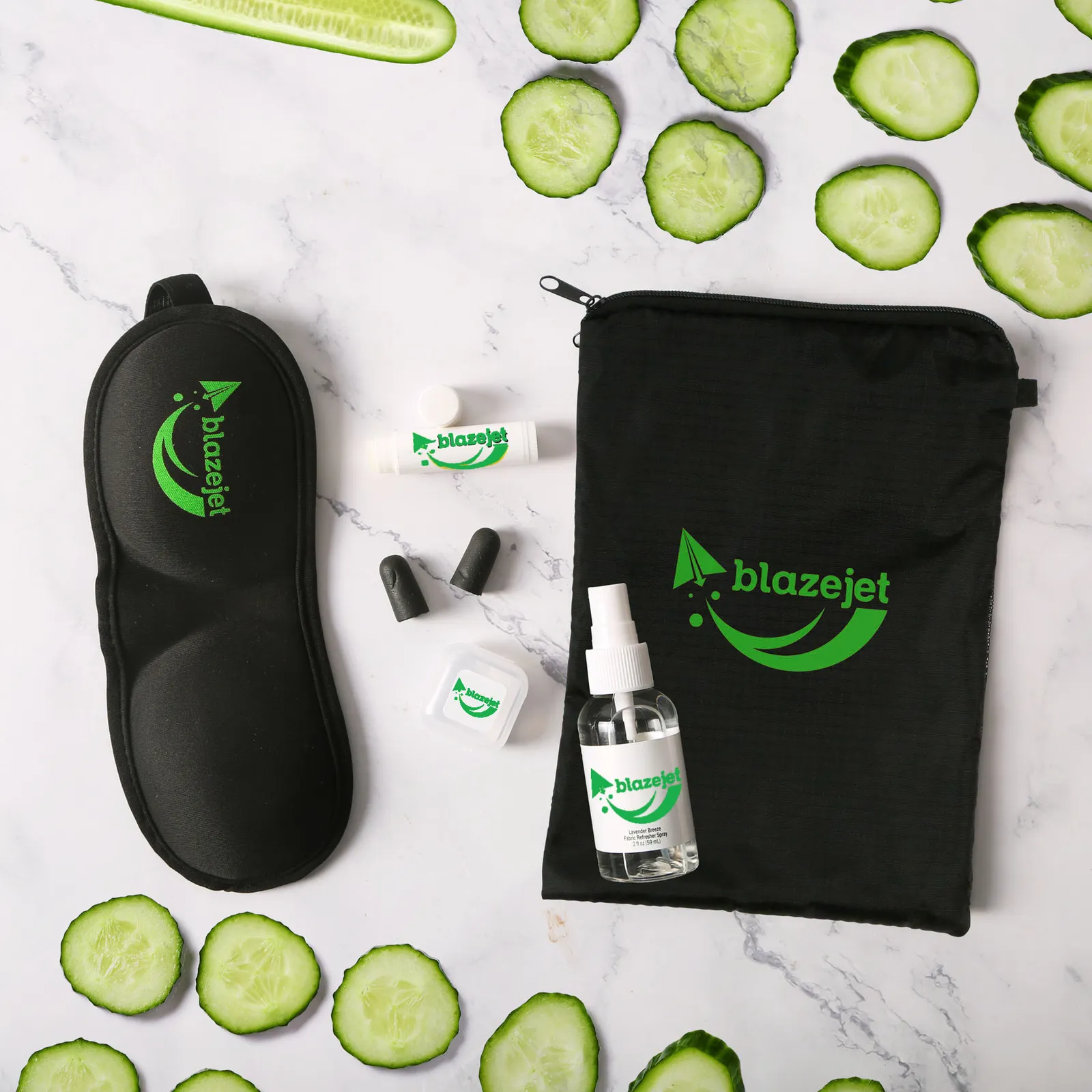 Sleep Kit with Eye Mask and Earplugs - 6 x 8 in