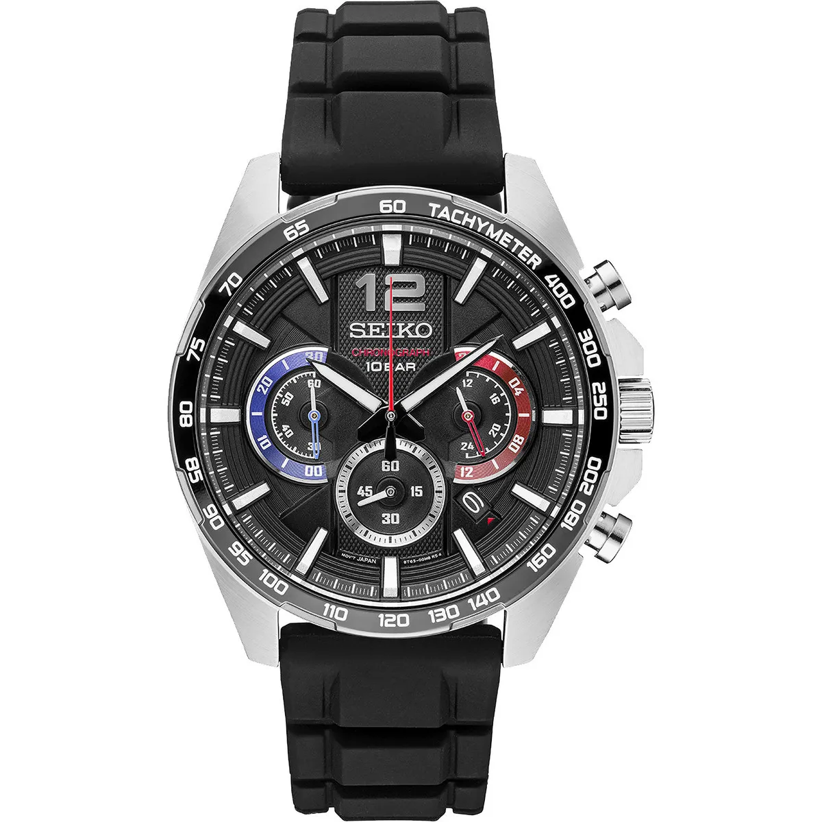 Seiko Essentials Chronograph Watch Racing Style