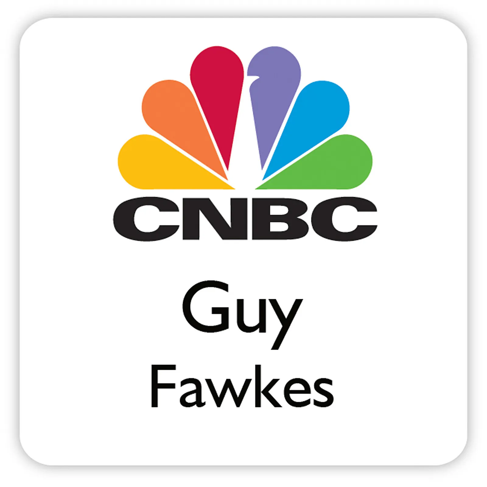 Name Badge Plastic Matte Full Color - 3-6 sq in