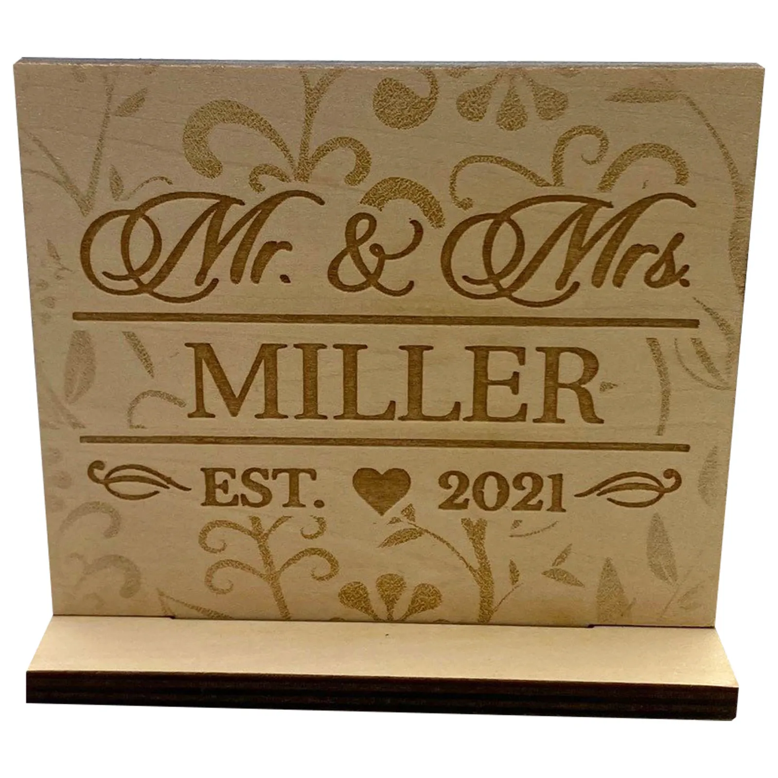 Sign Standing Wood Custom Cut Profile - 4 x 4 in - product view 8