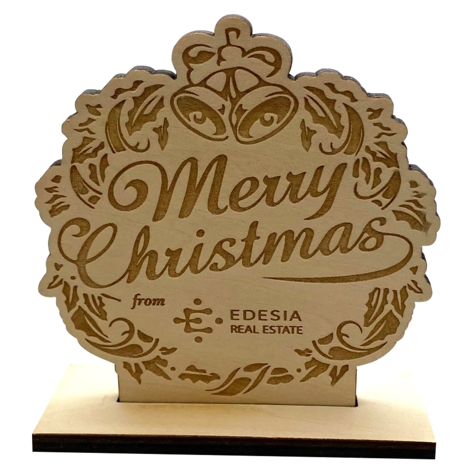 Sign Standing Wood Custom Cut Profile - 4 x 4 in - product view 9