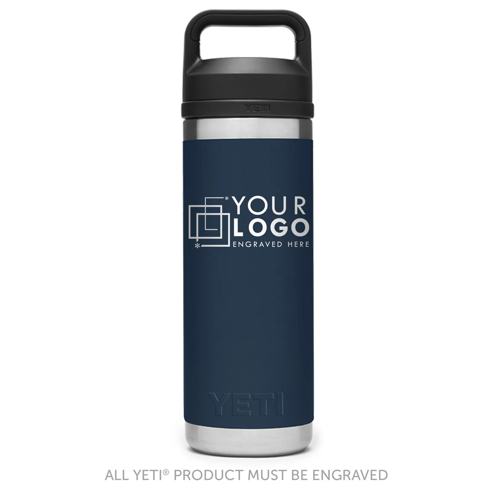 Water Bottle with Chug Cap Stainless Steel - 18 oz - product view 2