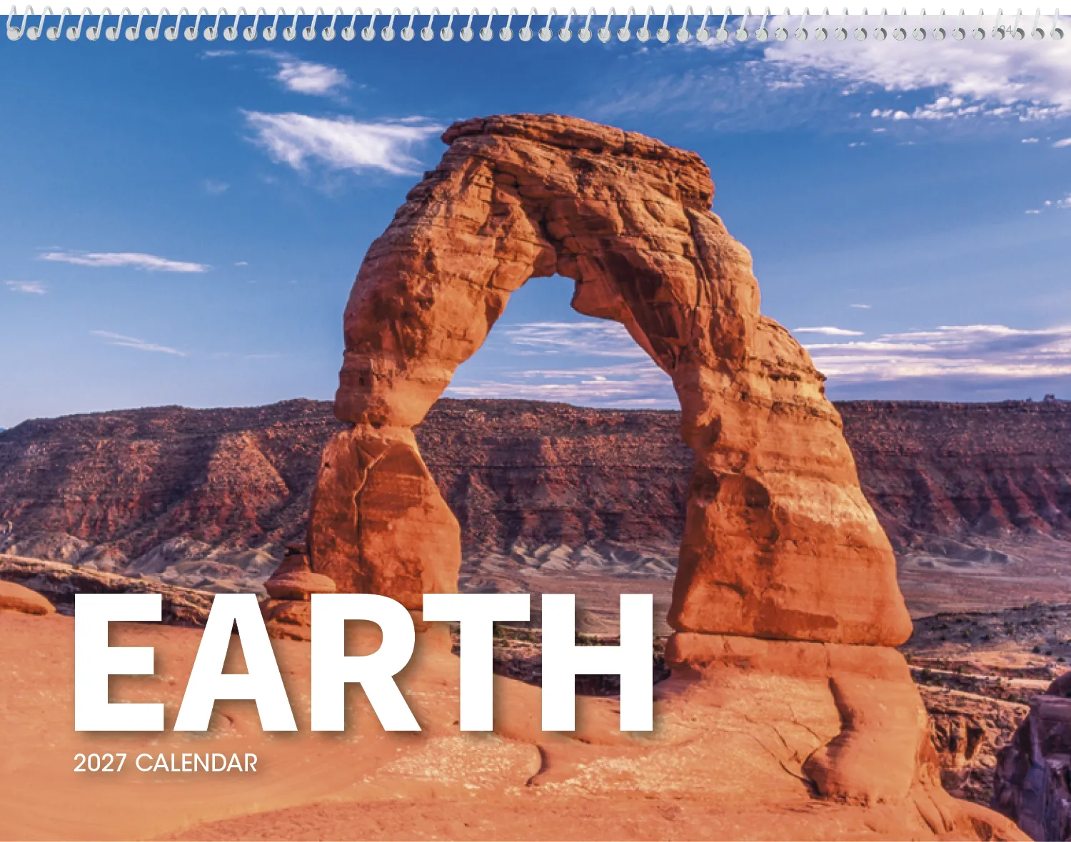 Earth Photography Wall Calendar Natural Phenomena FSC - 16.75 x 11 in - product view 2