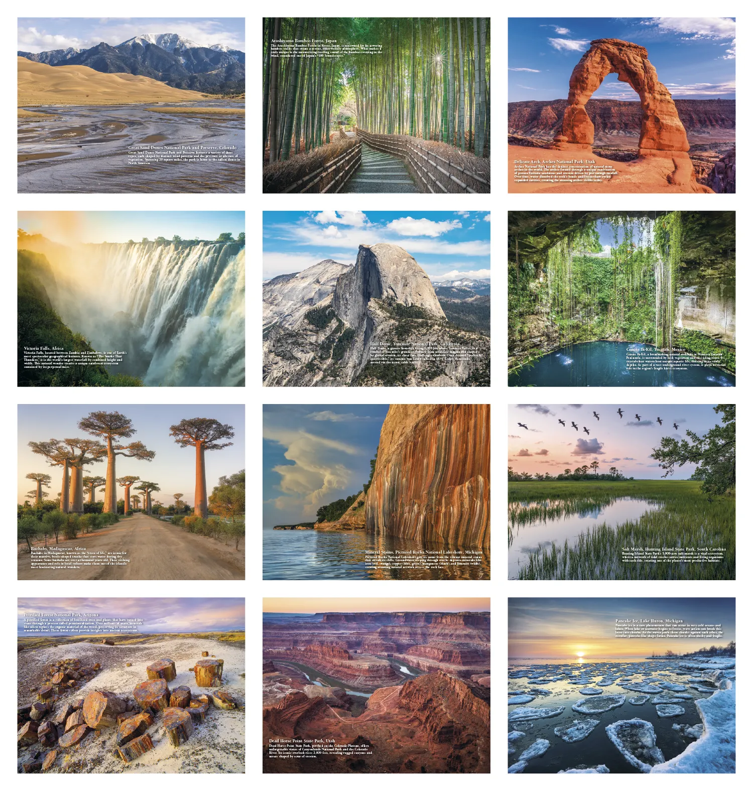 Earth Photography Wall Calendar Natural Phenomena FSC - 16.75 x 11 in - product view 17