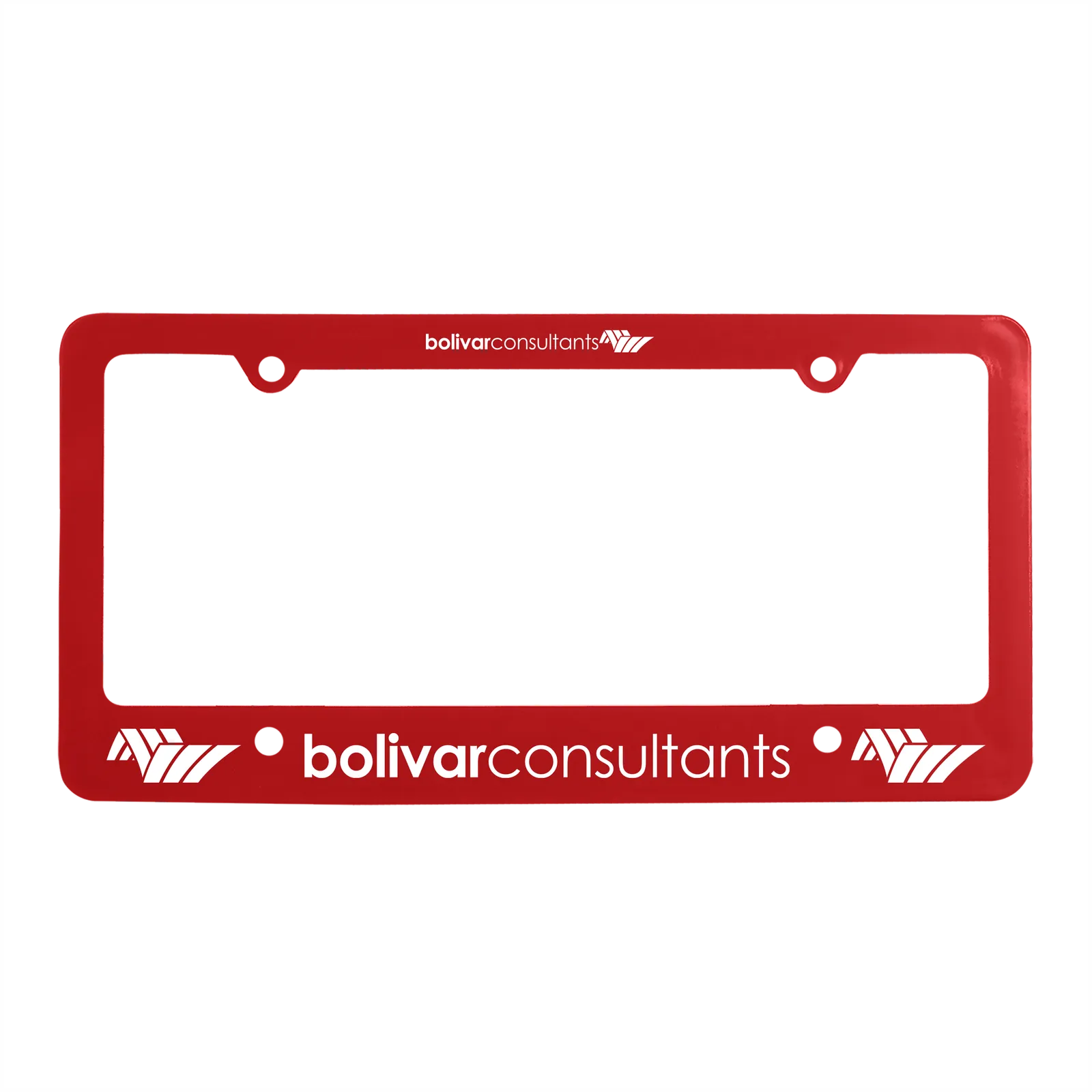 License Plate Frame Molded Polystyrene Raised Panels - 6.7 x 12.4 in - product view 8