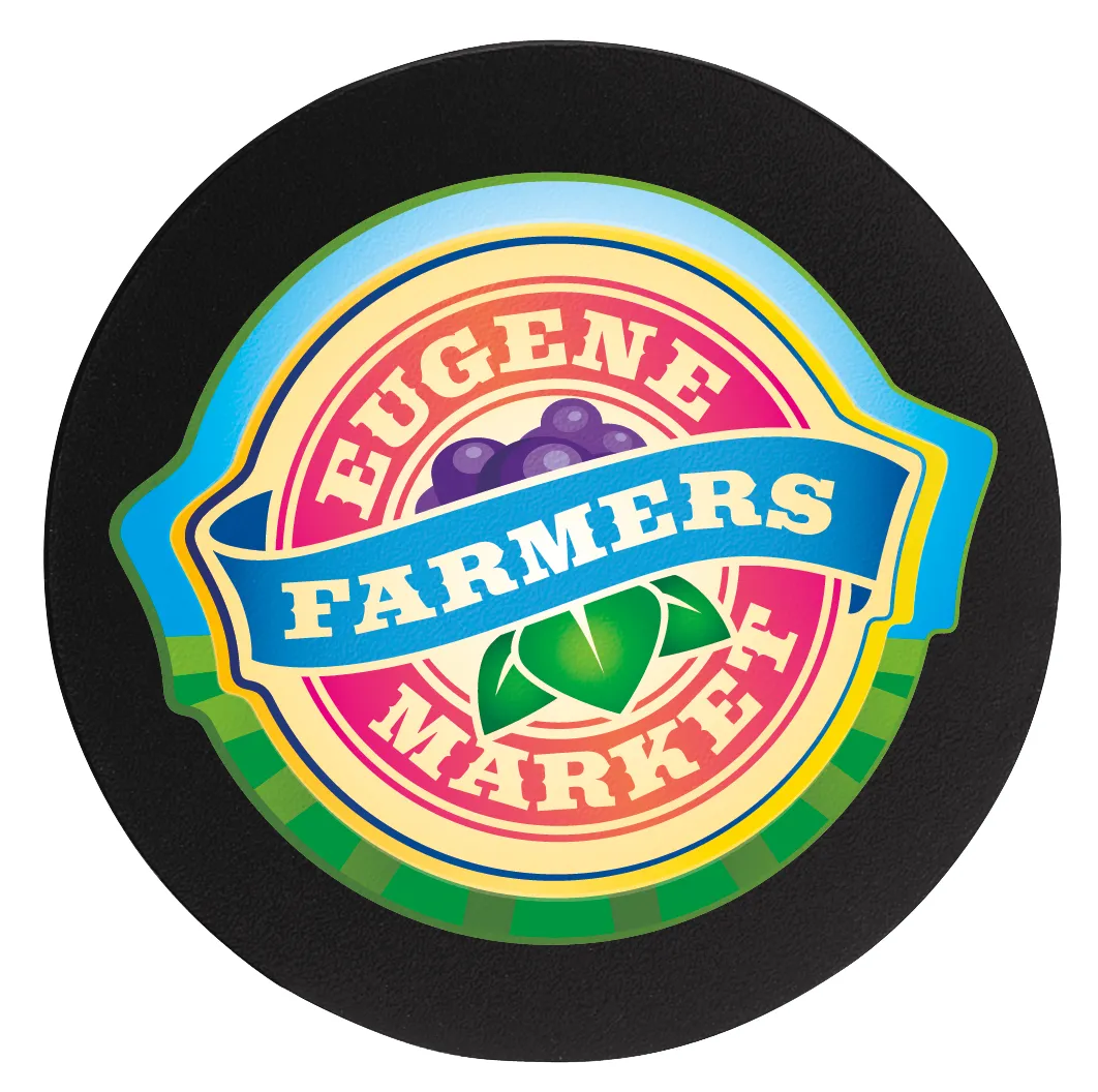 Round Coaster Bonded Leather Water Resistant - 3.75 in - product view 4