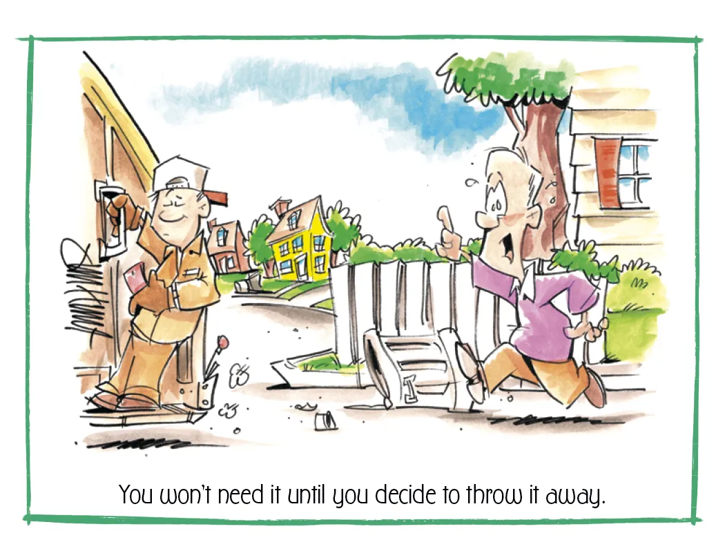 Murphy's Law Wall Calendar FSC Paper UV Coated - 18.5 x 11 in - product view 20