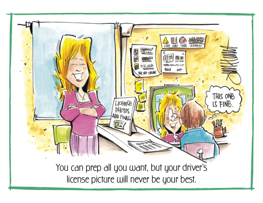 Murphy's Law Wall Calendar FSC Paper UV Coated - 18.5 x 11 in - product view 25