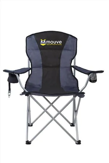 Folding Chair Padded Seat Insulated Pocket Steel - 36 x 32 x 20 in