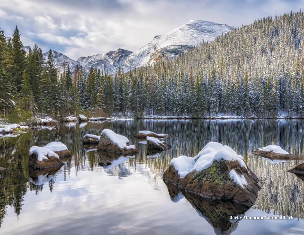 Colorado Scenic Wall Calendar FSC Gloss Paper - 16.75 x 11 in - product view 4