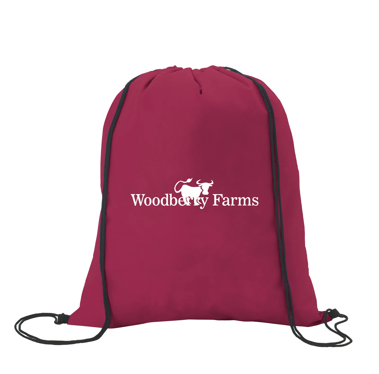Non-Woven Drawstring Backpack Large Imprint Area - 16.375 x 13.5 in - product view 8