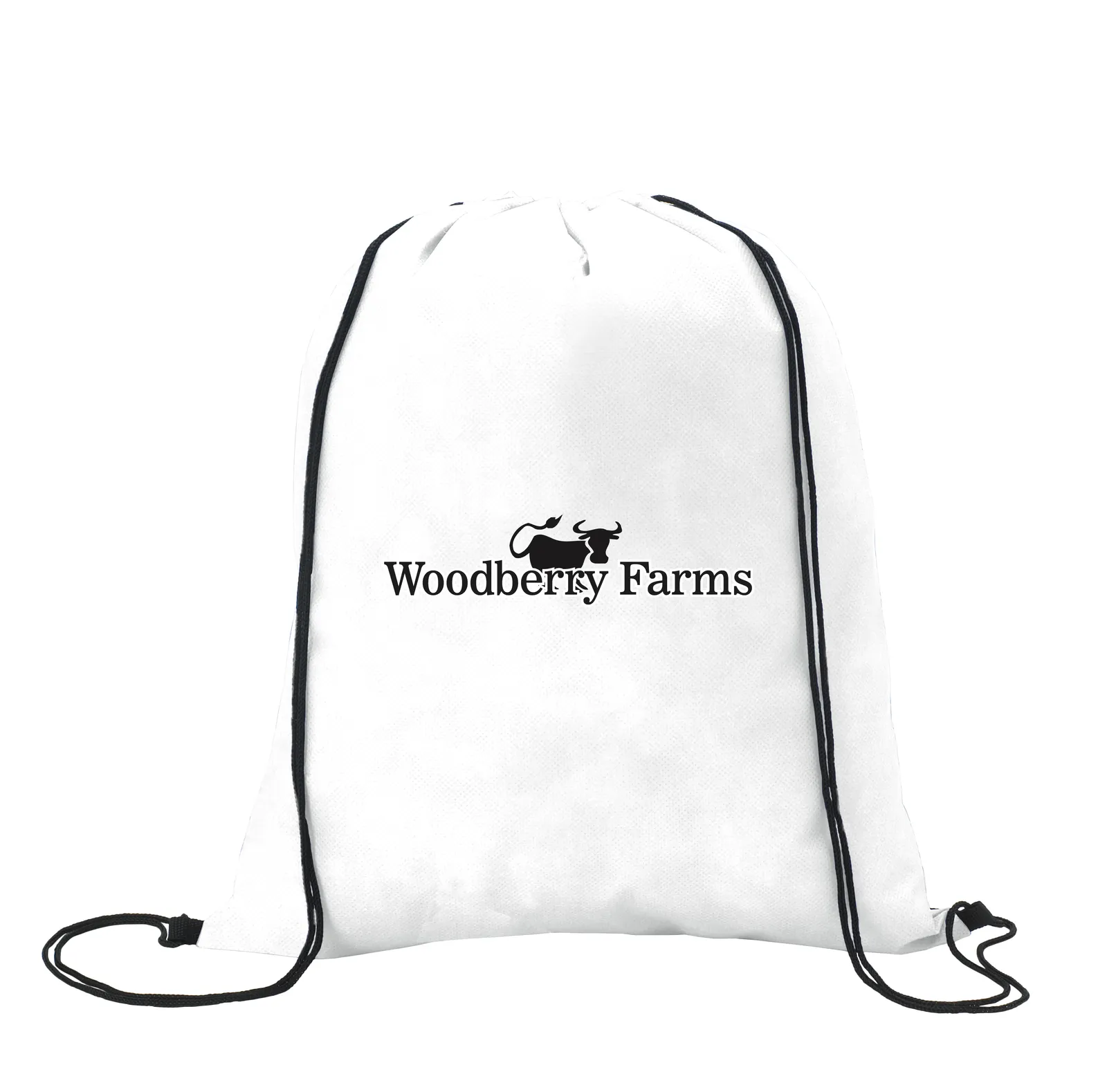 Non-Woven Drawstring Backpack Large Imprint Area - 16.375 x 13.5 in - product view 19