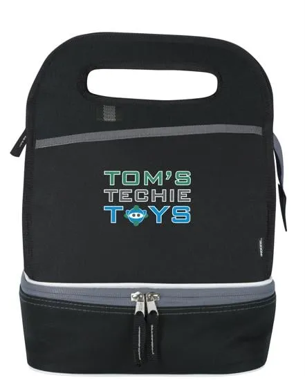 Duplex Lunch Cooler Dual Compartment PEVA Liner - 14 x 9.75 x 6.75 in