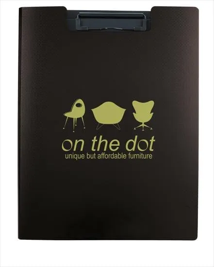 Clipboard Folder Interior Pocket Business Card Slot - 12.625 x 9.5 in