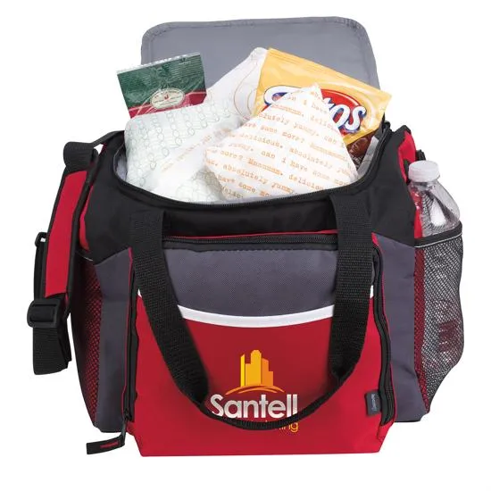 Duffel Cooler 12 Can Capacity Adjustable Shoulder Strap - 8.625 x 12.25 x 9.5 in