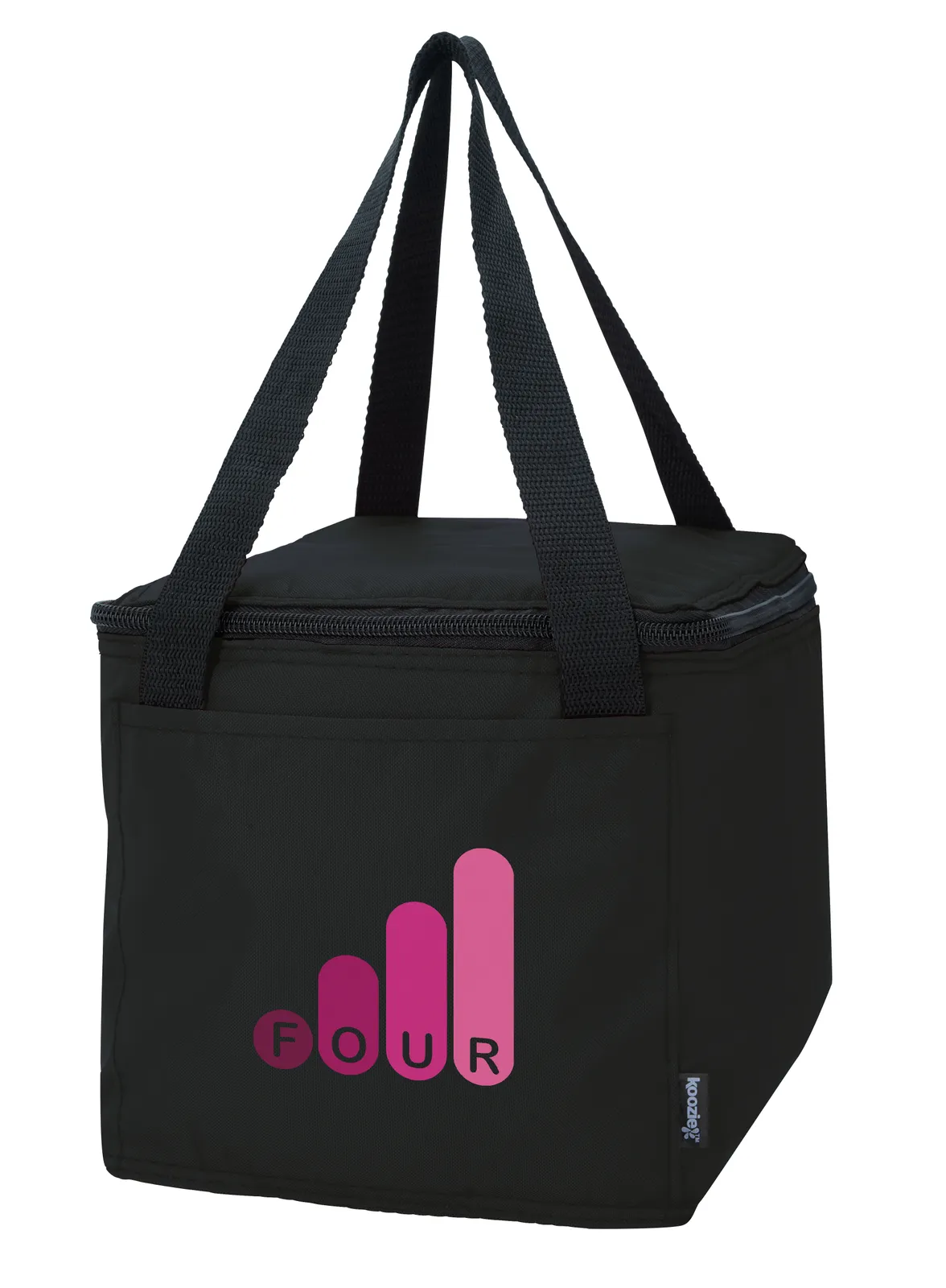 Square Cooler PEVA Liner Heat Sealed Front Pocket - 8 x 8 x 8 in - product view 2