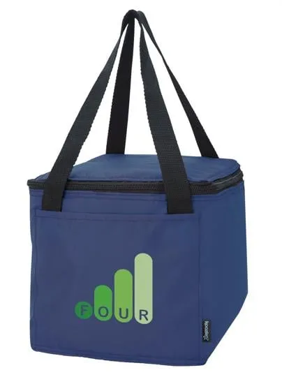 Square Cooler PEVA Liner Heat Sealed Front Pocket - 8 x 8 x 8 in