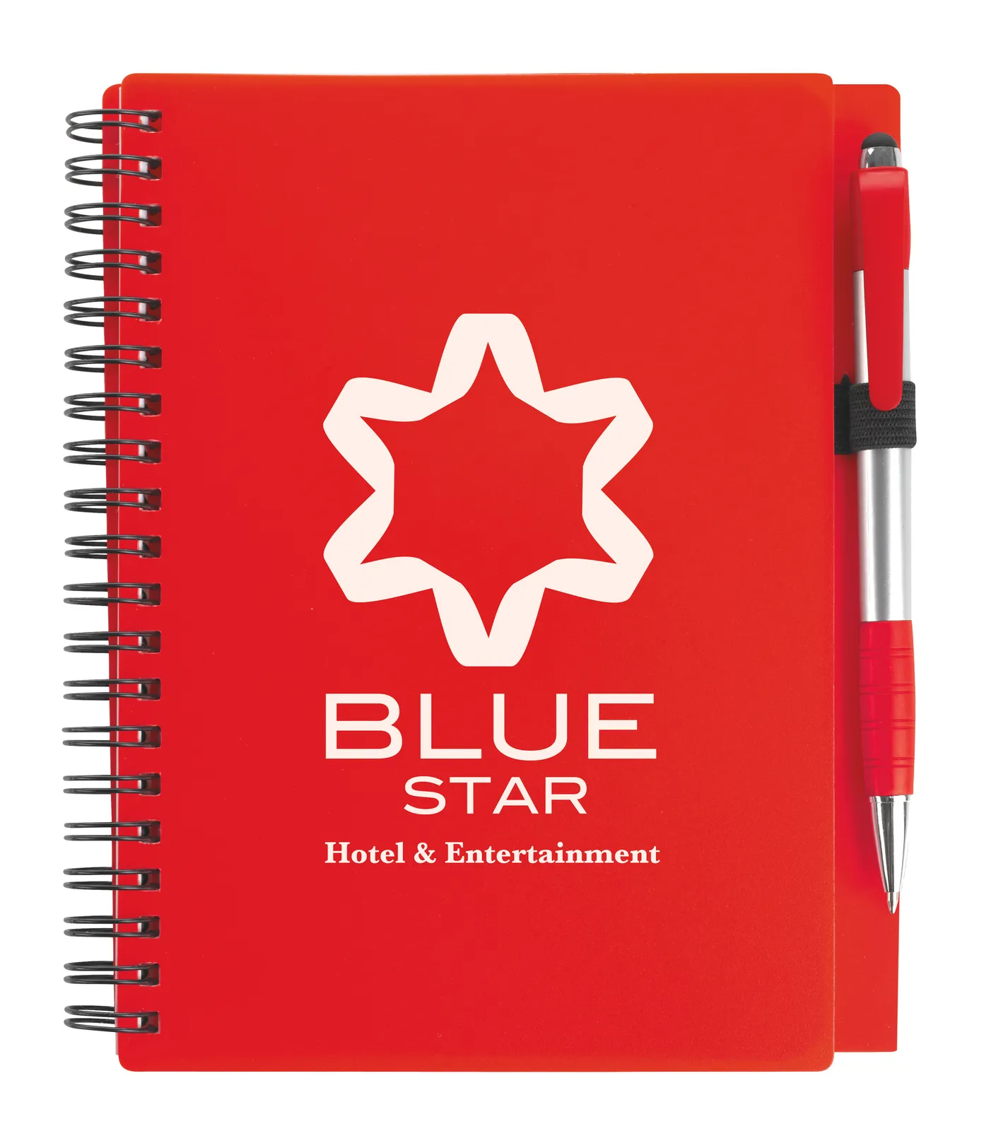 Notebook with Stylus Pen PP Plastic Cover - 7.125 x 5.875 in - product view 9