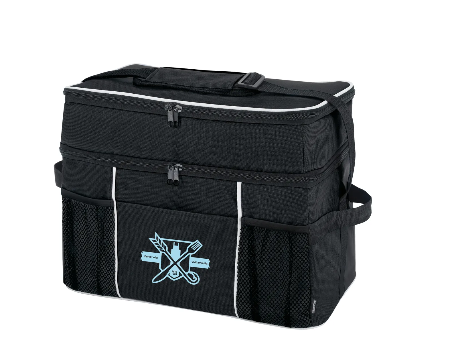 Double Compartment Cooler Bag 30 Can - 11 x 14 x 8.5 in - product view 2