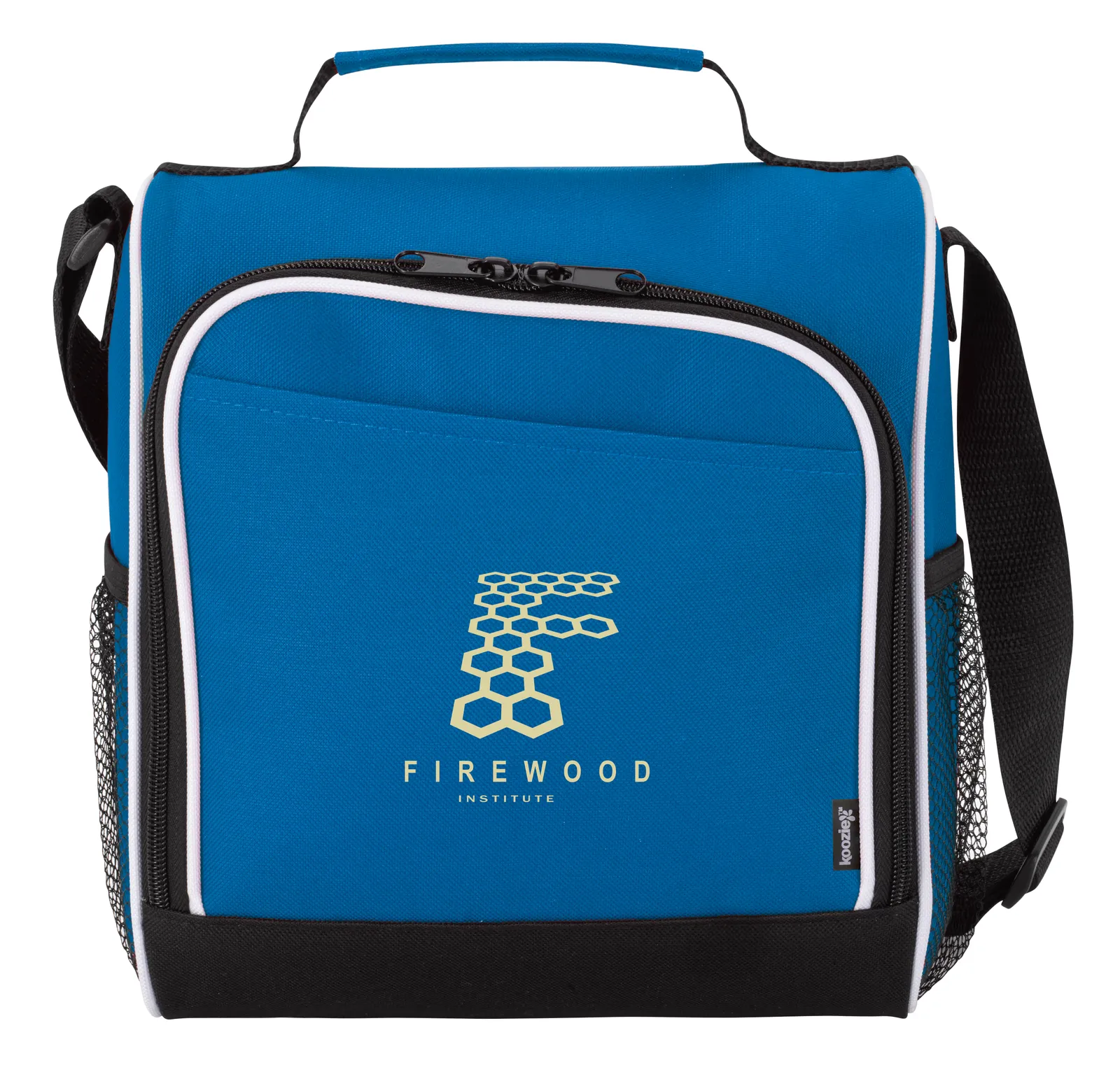 Front Opening Cooler White Piping PEVA Liner - 10.25 x 8.875 in - product view 2