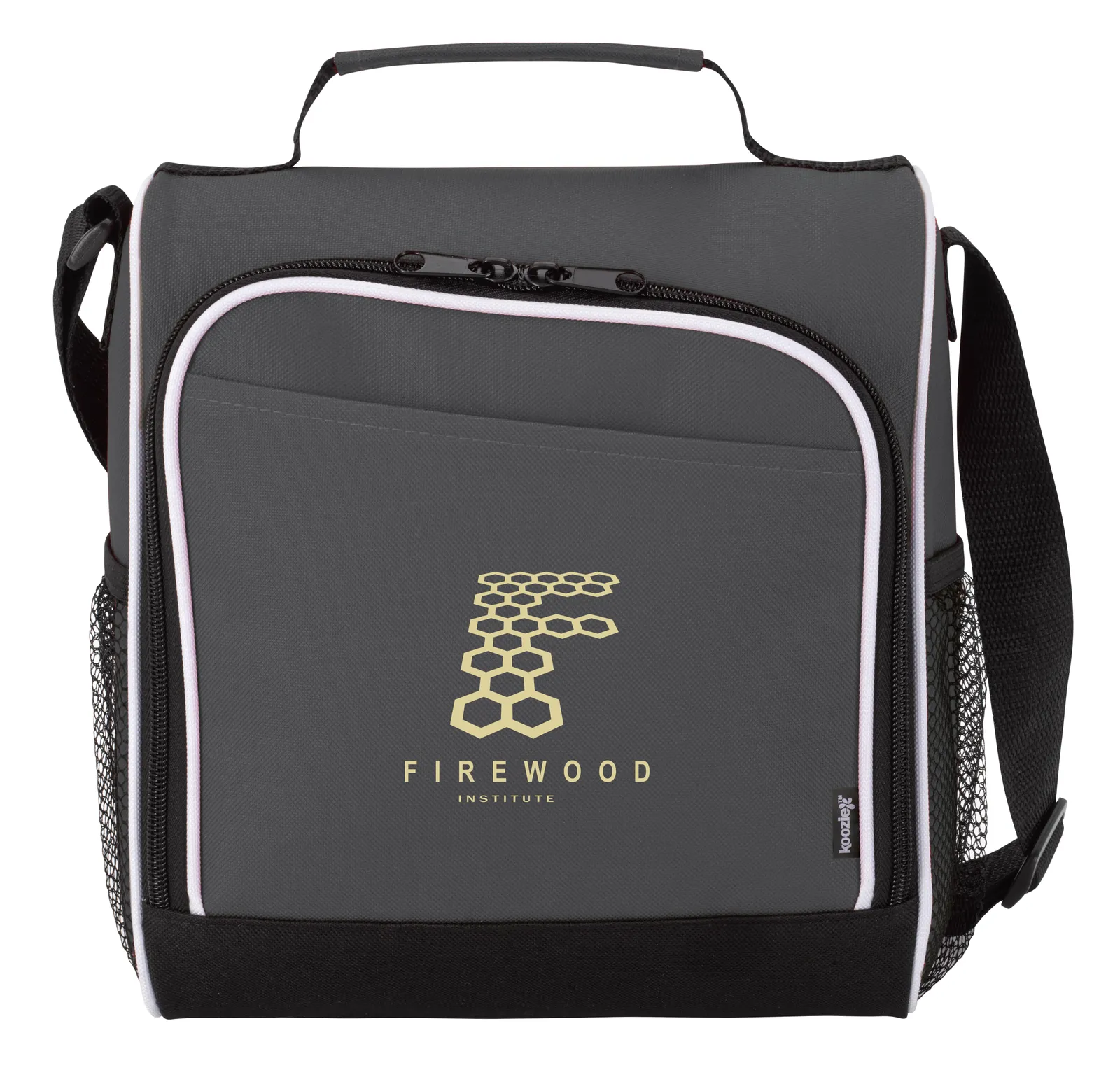 Front Opening Cooler White Piping PEVA Liner - 10.25 x 8.875 in - product view 3