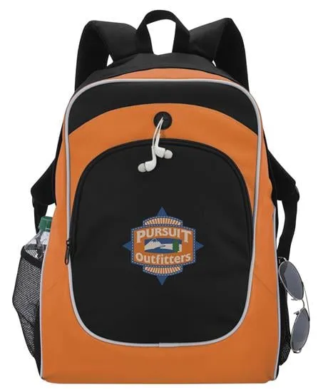 Student Backpack Headphone Port Side Mesh Pockets - 18.5 x 14.125 in