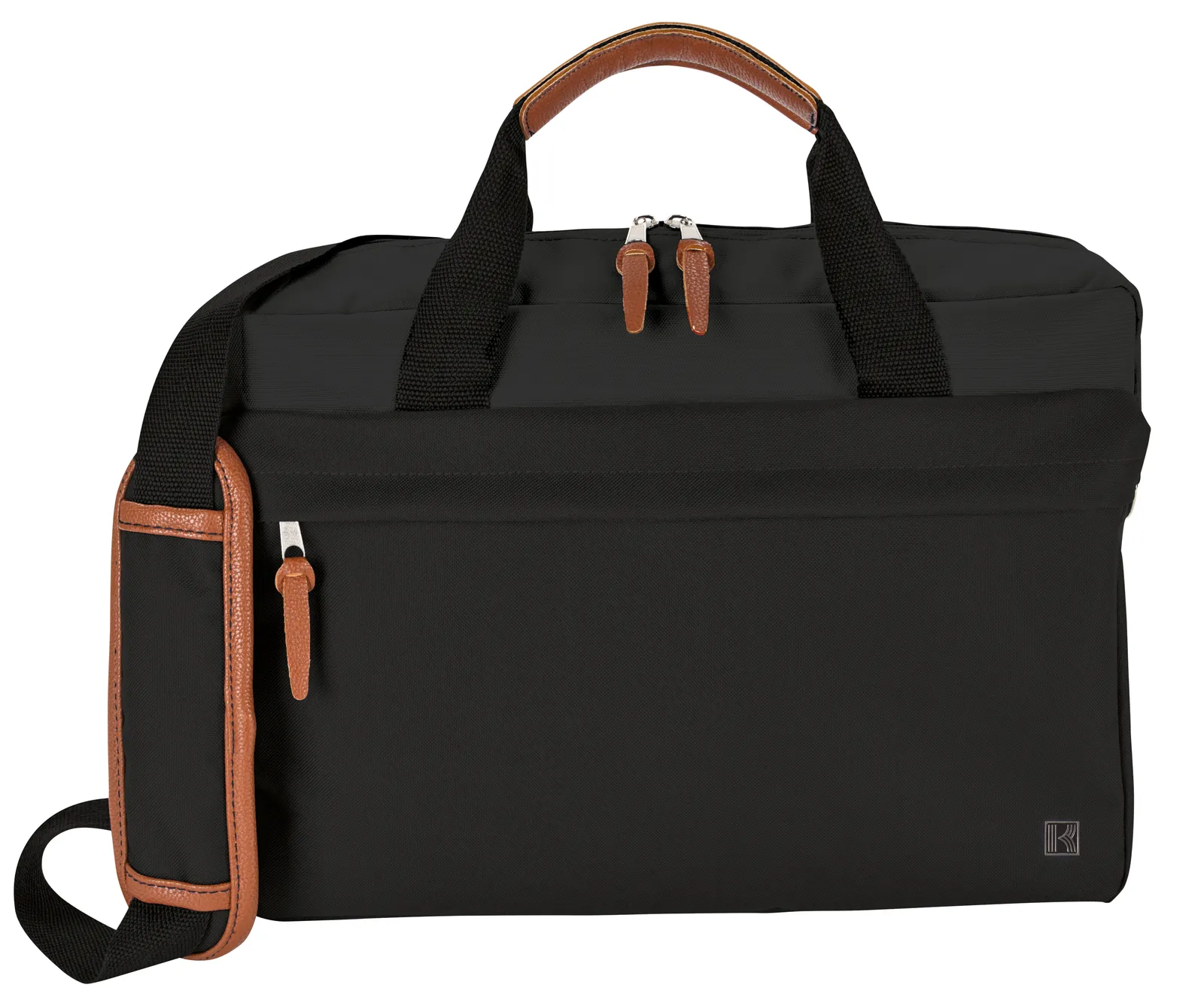 Laptop Briefcase PU Accents Padded Sleeve - 11 x 15.5 x 3.875 in
