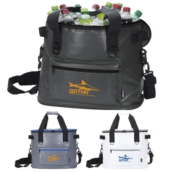 Tarpaulin Cooler 36 Can Capacity Bottle Openers - 15 x 18.5 x 9.75 in