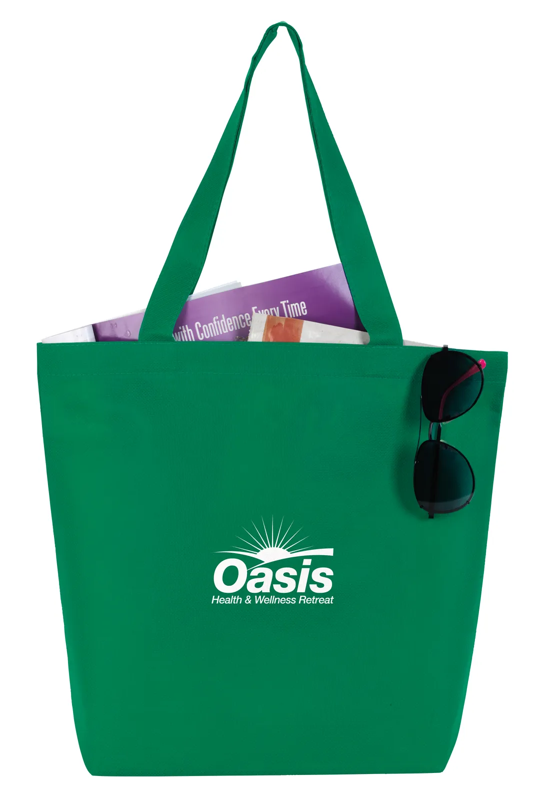 Custom Tote Bag Non-Woven Gusseted Bottom - 13.25 x 15 in - product view 9