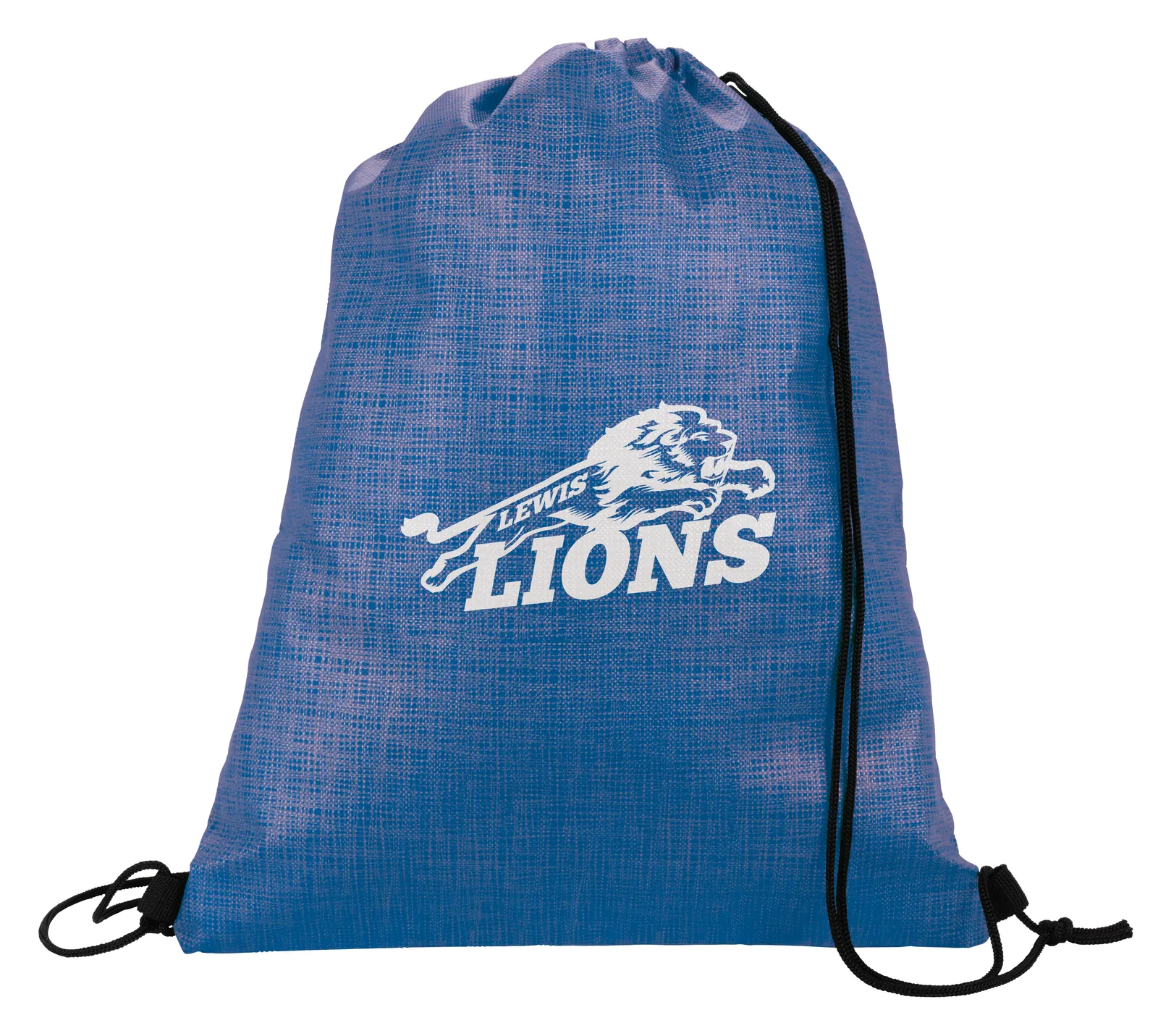 Drawstring Backpack Non-Woven Shimmer Pattern - 16.5 x 13 in - product view 12